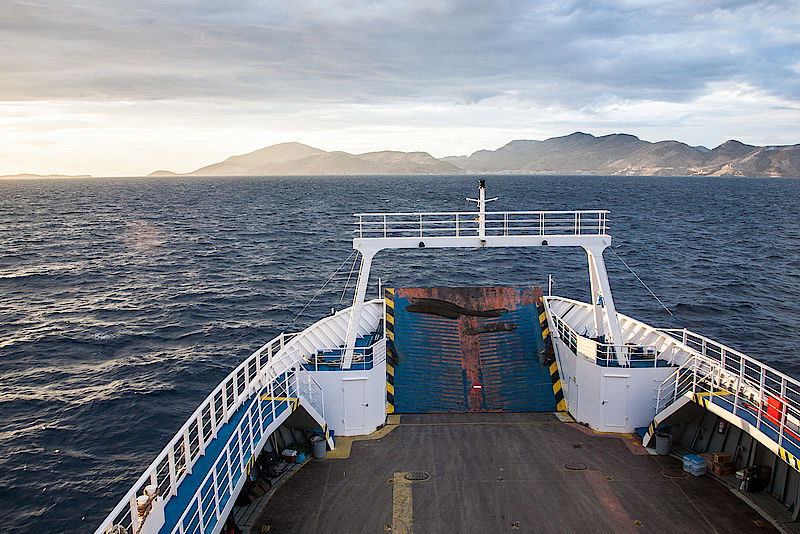 Die Fähre von Kos nach Kalymnos Die Fähre von Kos nach Kalymnos