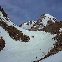 Skitour zum Kazbeg im Kaukasus