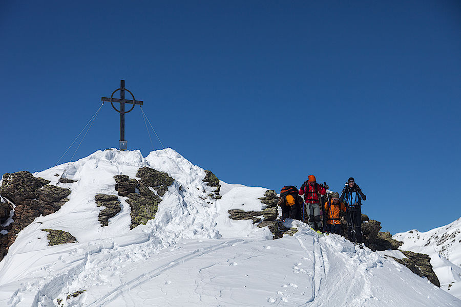 Gipfelpause an der Grafennsspitze