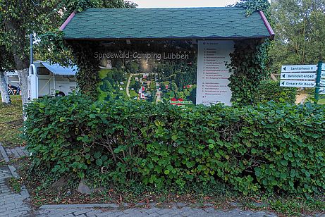 Der Campingplatz in Luebben ist erreicht