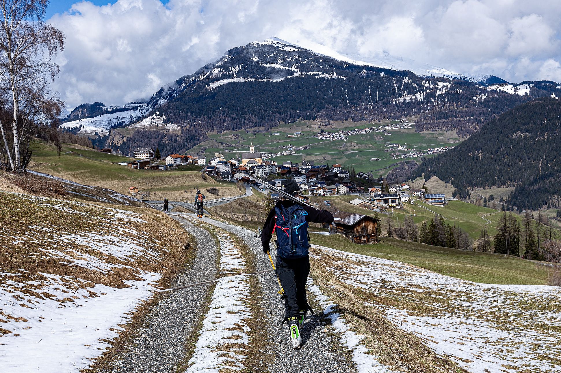 Die letzten Meter zurück nach Stierva Die letzten Meter zurück nach Stierva