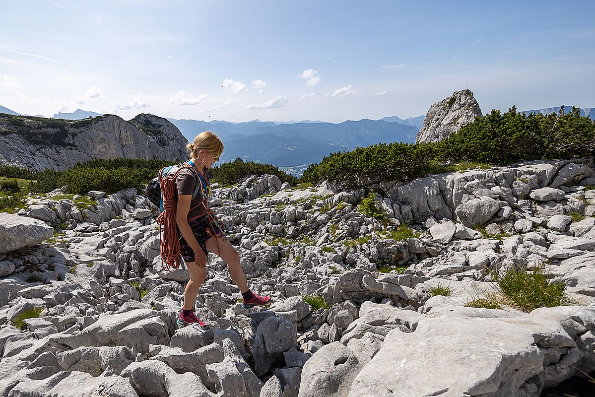Querung über den Karst zum Pflughörndl
