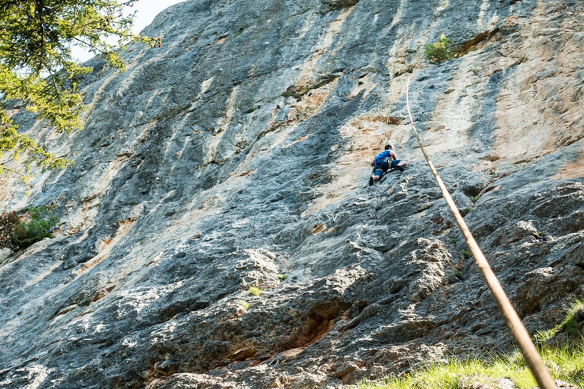 So sieht ein 40-Meter-Toprope aus