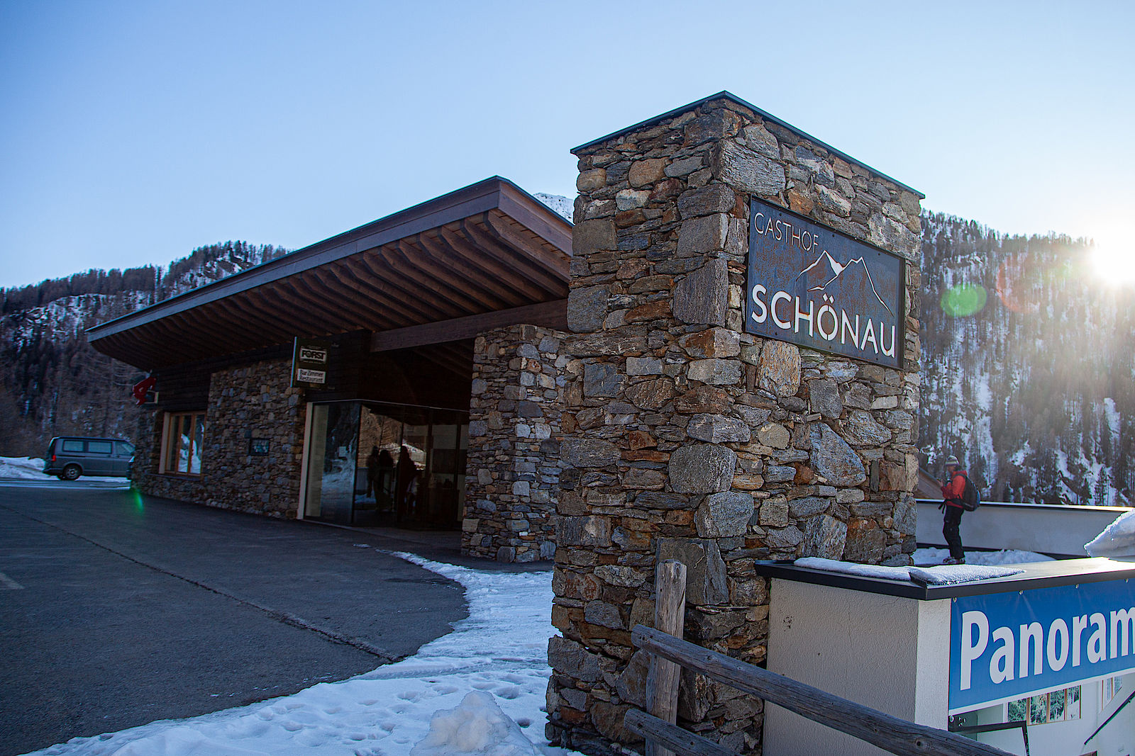 Der Gasthof Schönau im hintersten Passeiertal