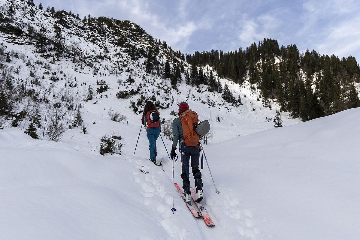 Blick in das Südostkar zwischen Kleinem Traithen und Vogelsang