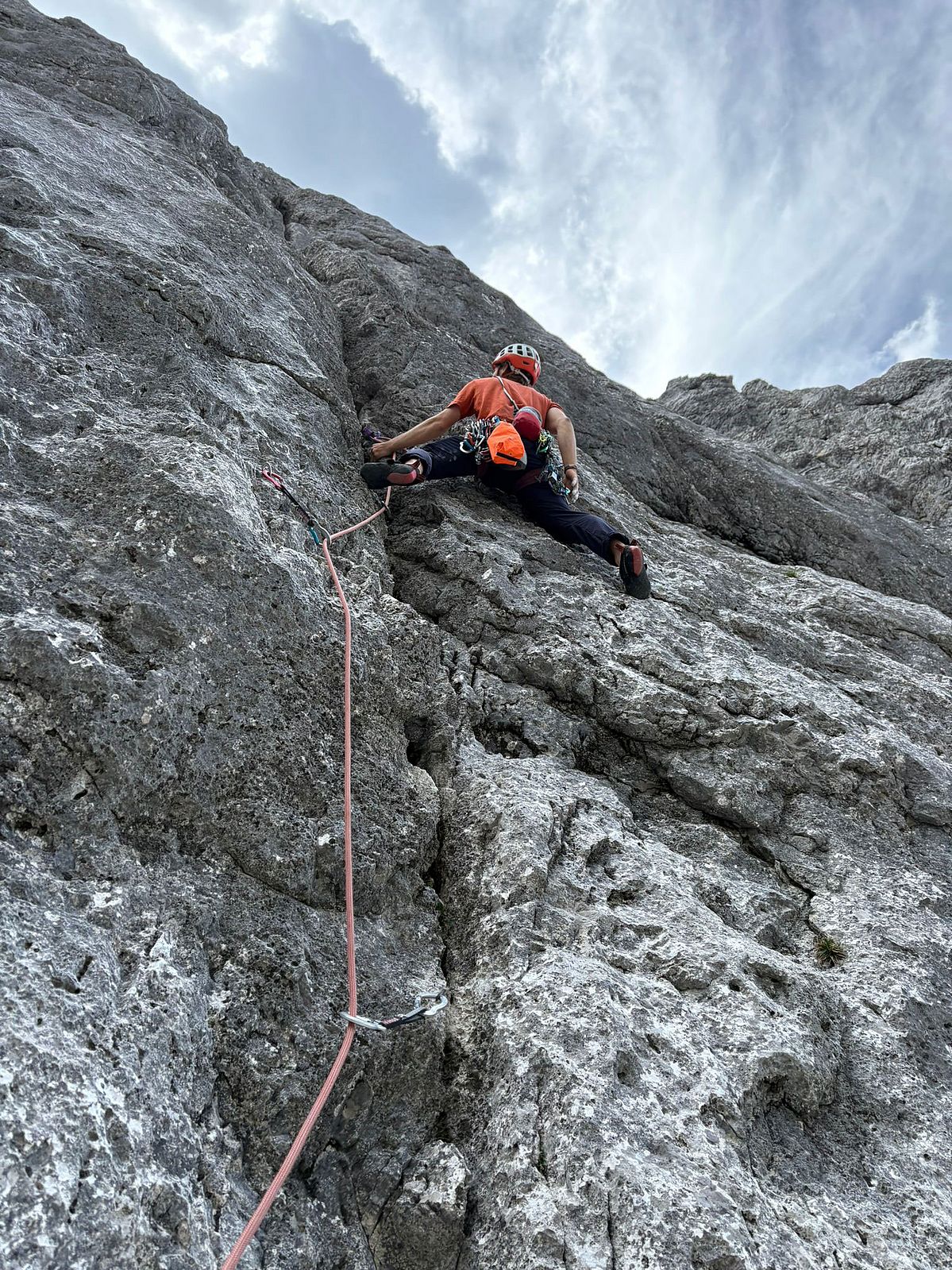 Kletterroute BYD (Build Your Dream) am Treffauer im Wilden Kaiser, Foto: Jakob Hechenberger