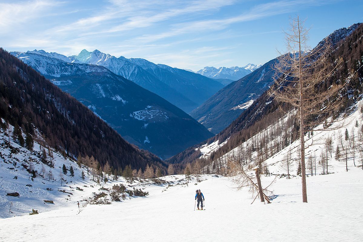 Aufstieg durch das Rotbachtal auf den Schwarzenstein