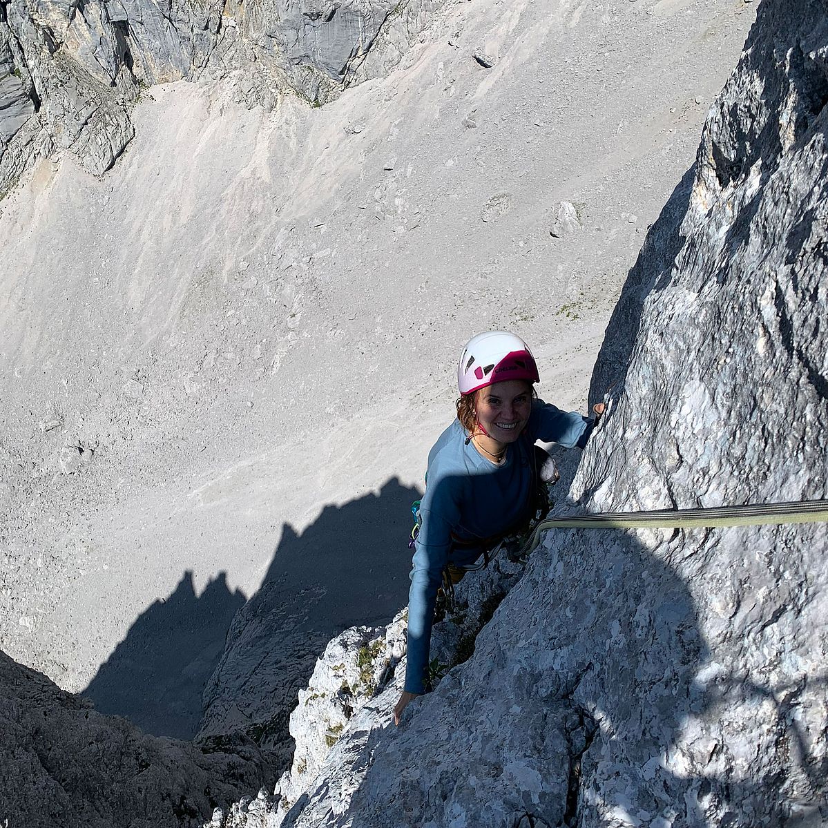 Kletterroute BYD (Build Your Dream) am Treffauer im Wilden Kaiser, Foto: Jakob Hechenberger