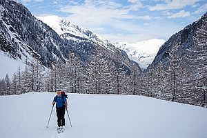 Schöne Winterlandschaft im Anlaufttal