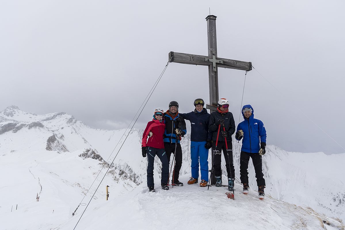 Am höchsten Punkt bei mäßig guter Sicht