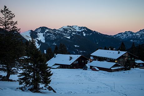 Abendlicht an der Oberen Firstalm Abendlicht an der Oberen Firstalm