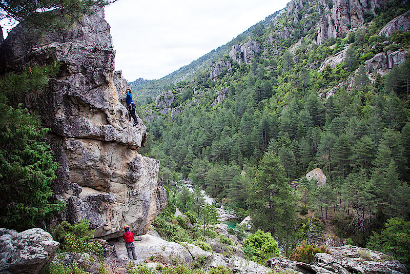 Granitklettern in Picellu im Restonicatal