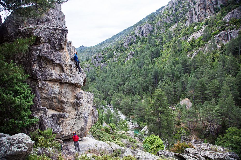 Granitklettern in Picellu im Restonicatal