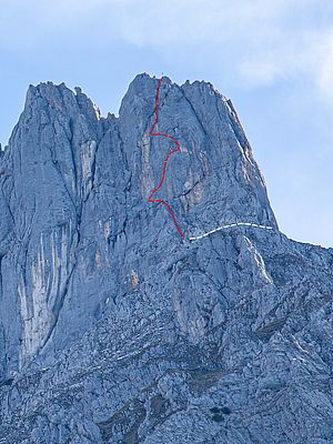 Kreuztörlturm, Direkte Südwand