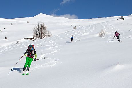 Traumabfahrt von der Flatschspitze Traumabfahrt von der Flatschspitze