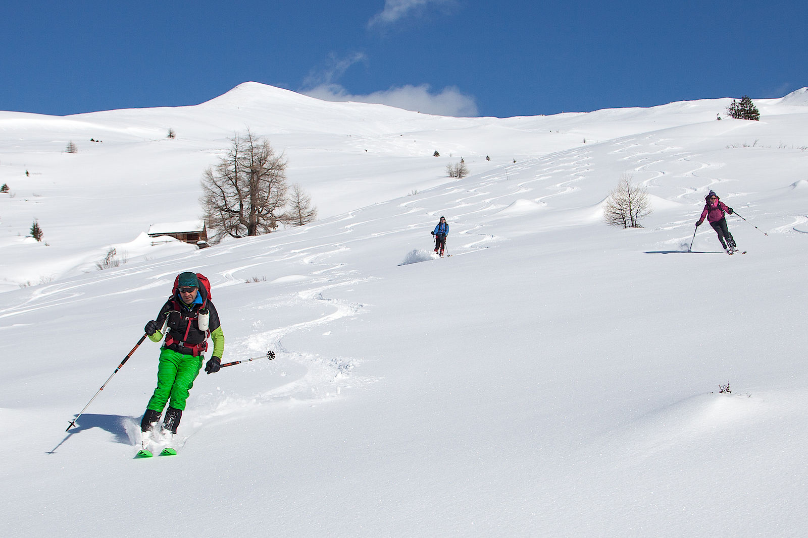 Traumabfahrt von der Flatschspitze