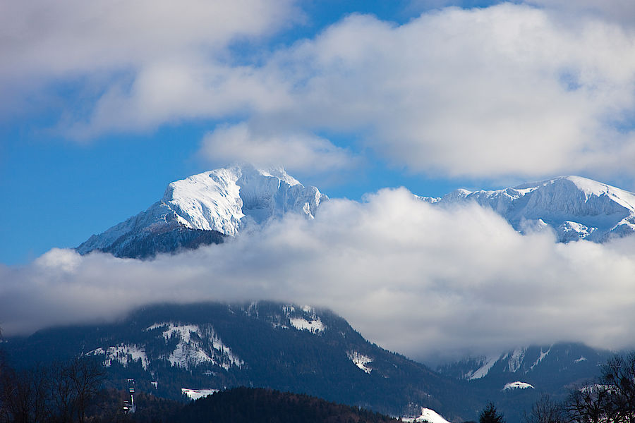 Herrlicher Blick zum Hohen Göll.