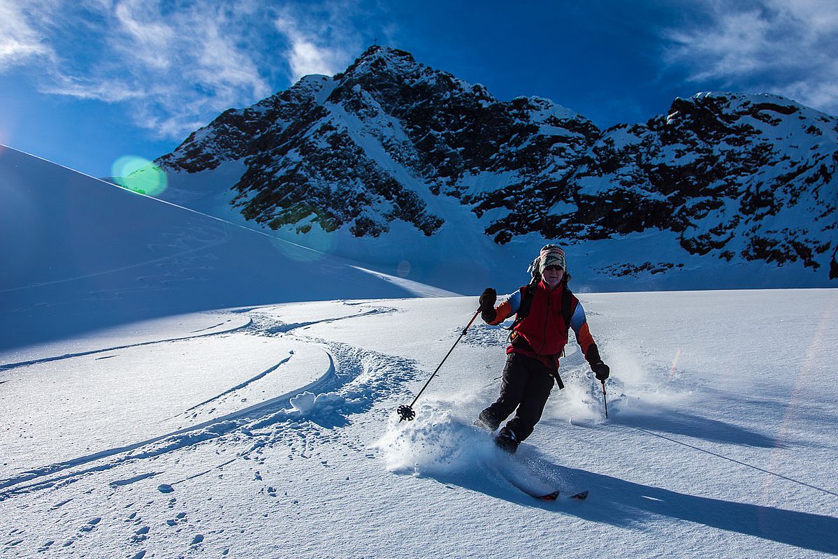 Super Schnee am Flirscher Ferner 