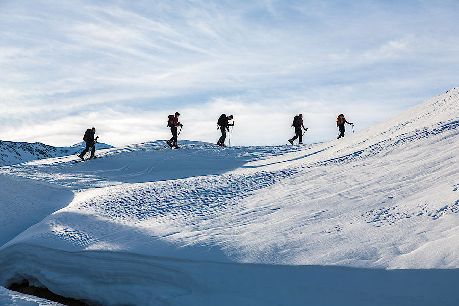 Viel Schnee oberhalb der Labalm bereits im Dezember 