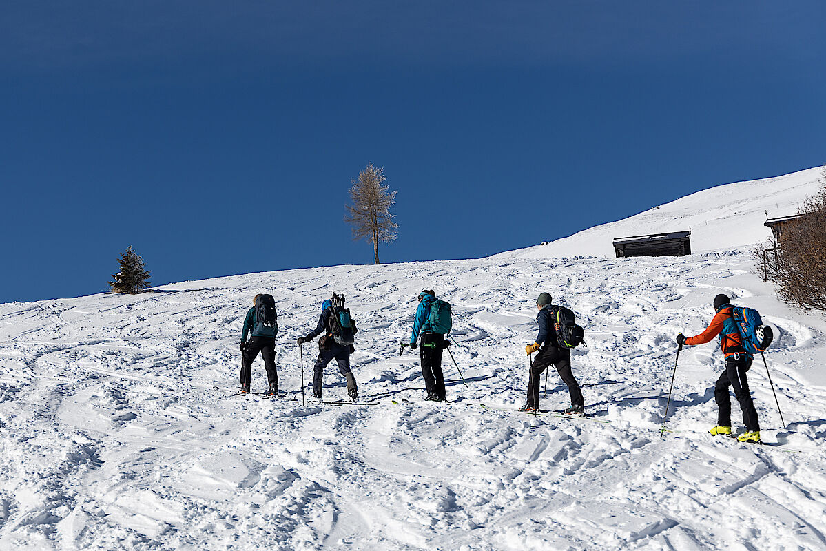 Aufstieg in Richtung Eggerberg