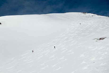 Der Hochrettelstein ist eines der lohnendsten Skitourenziele rund um die Hütte Der Hochrettelstein ist eines der lohnendsten Skitourenziele rund um die Hütte