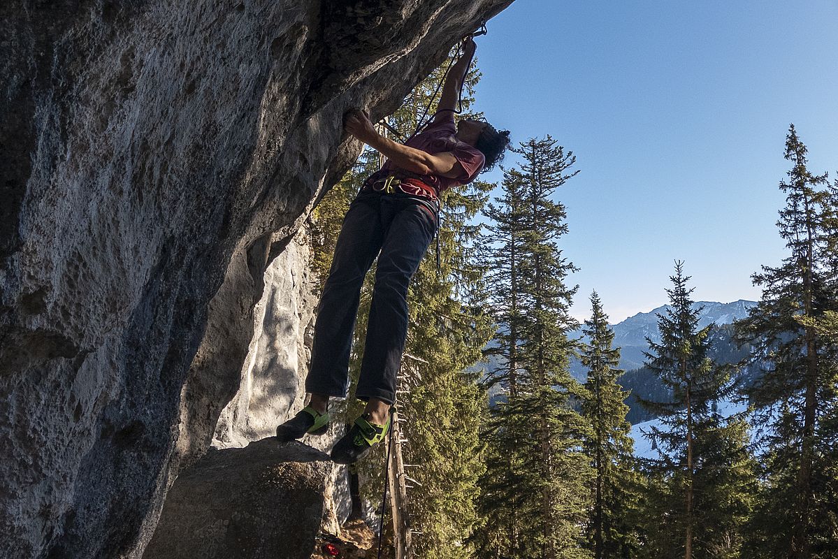 Halbschatten am unteren Hauptsektor