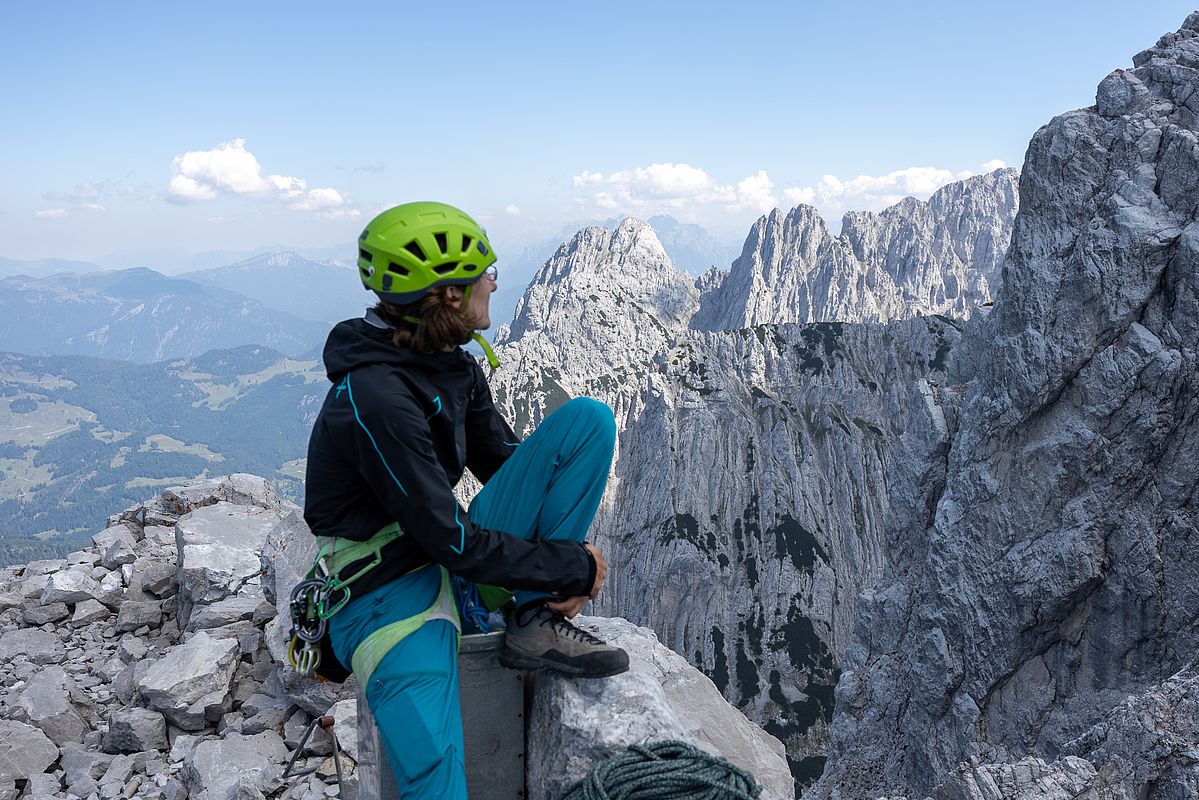 Blick vom Nordgipfel zum Lärcheck
