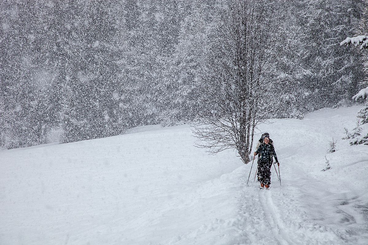 Irgendwann muss der viele Schnee ja fallen 