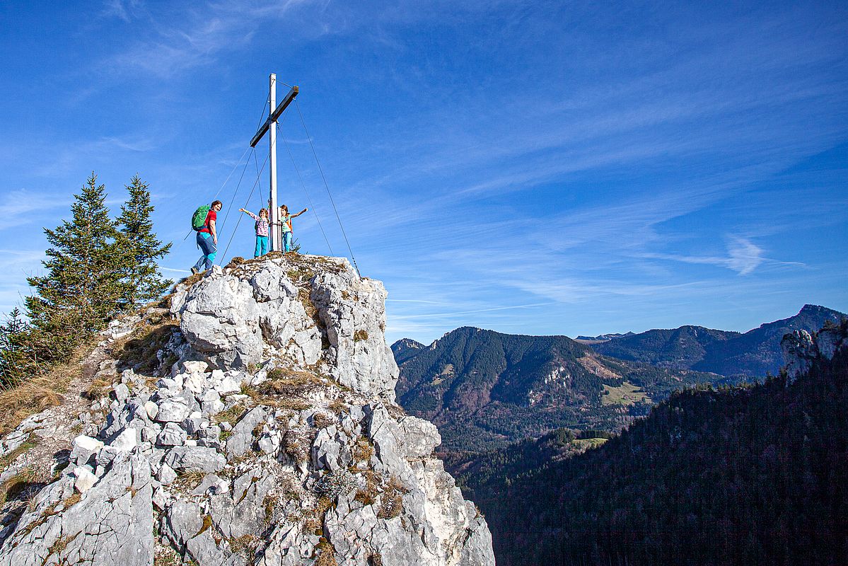 Am Gipfel der Kindlwand