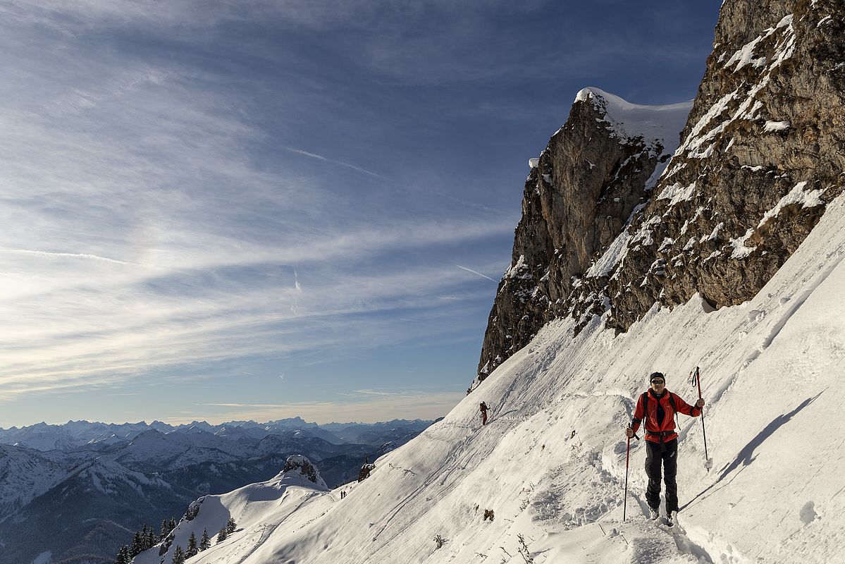 Querung unter den Rotwandköpfen