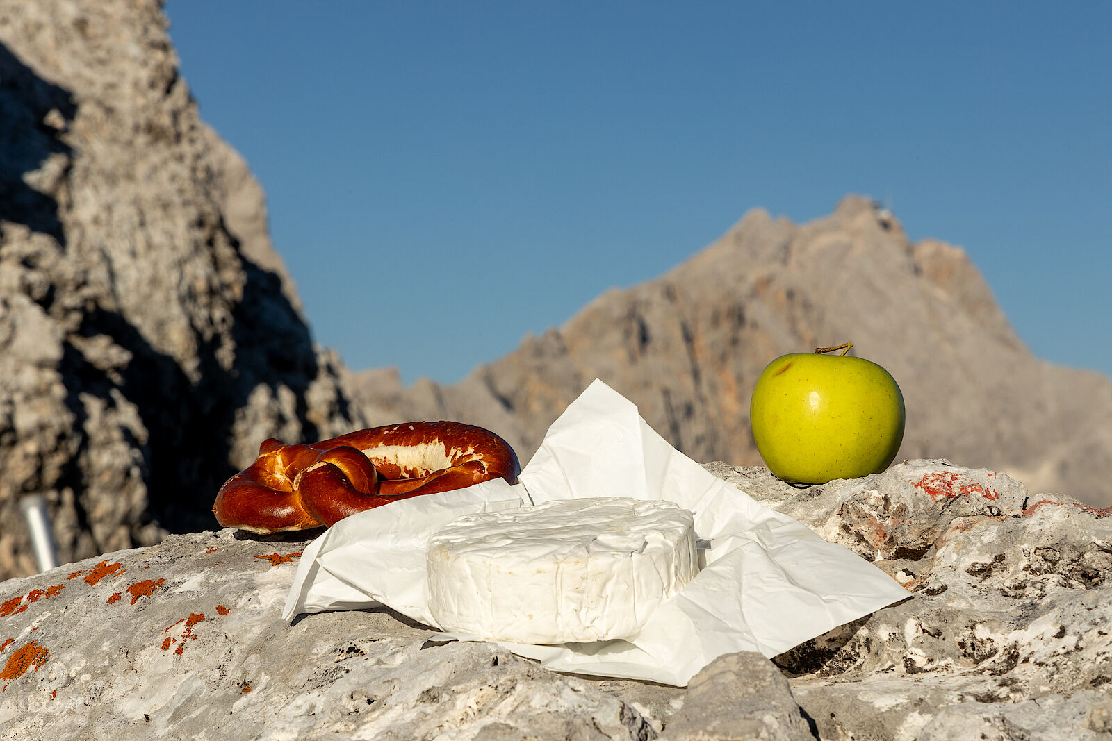 Zweites Frühstück in der Grieskarscharte