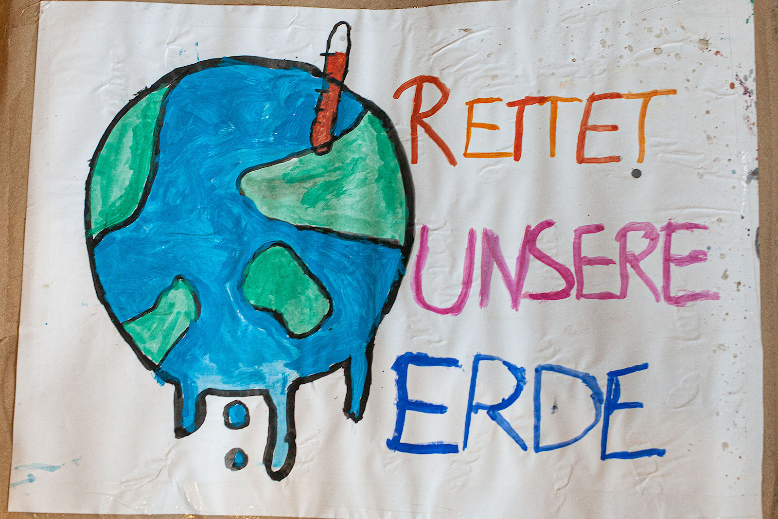 Demoplakat unserer Kinder