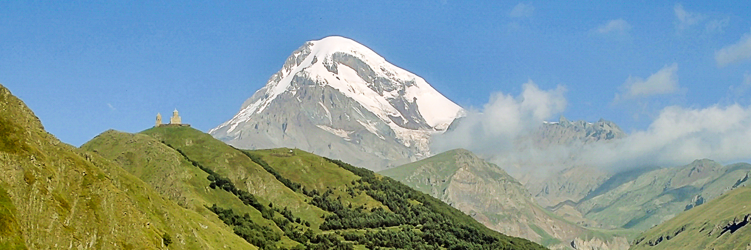 Der Kazbeg ist der bekannteste 5000er Georgiens