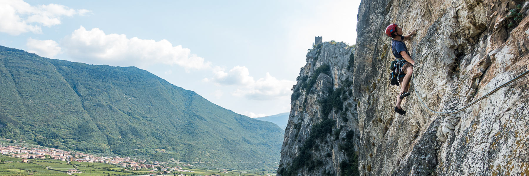 Die Kletterroute Mescalito in Arco