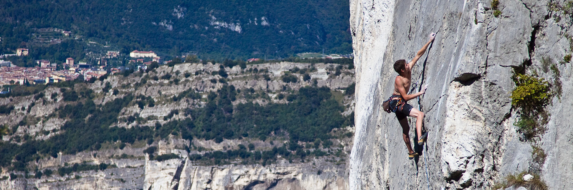 Klettern in Nago bei Arco am Gardasee