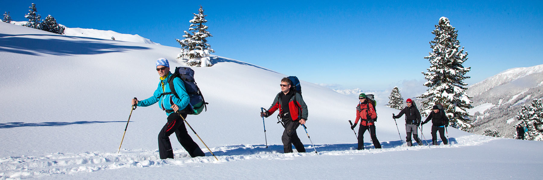 Aufstieg zur Bamberger Hütte am Weg zum Schwebenkopf