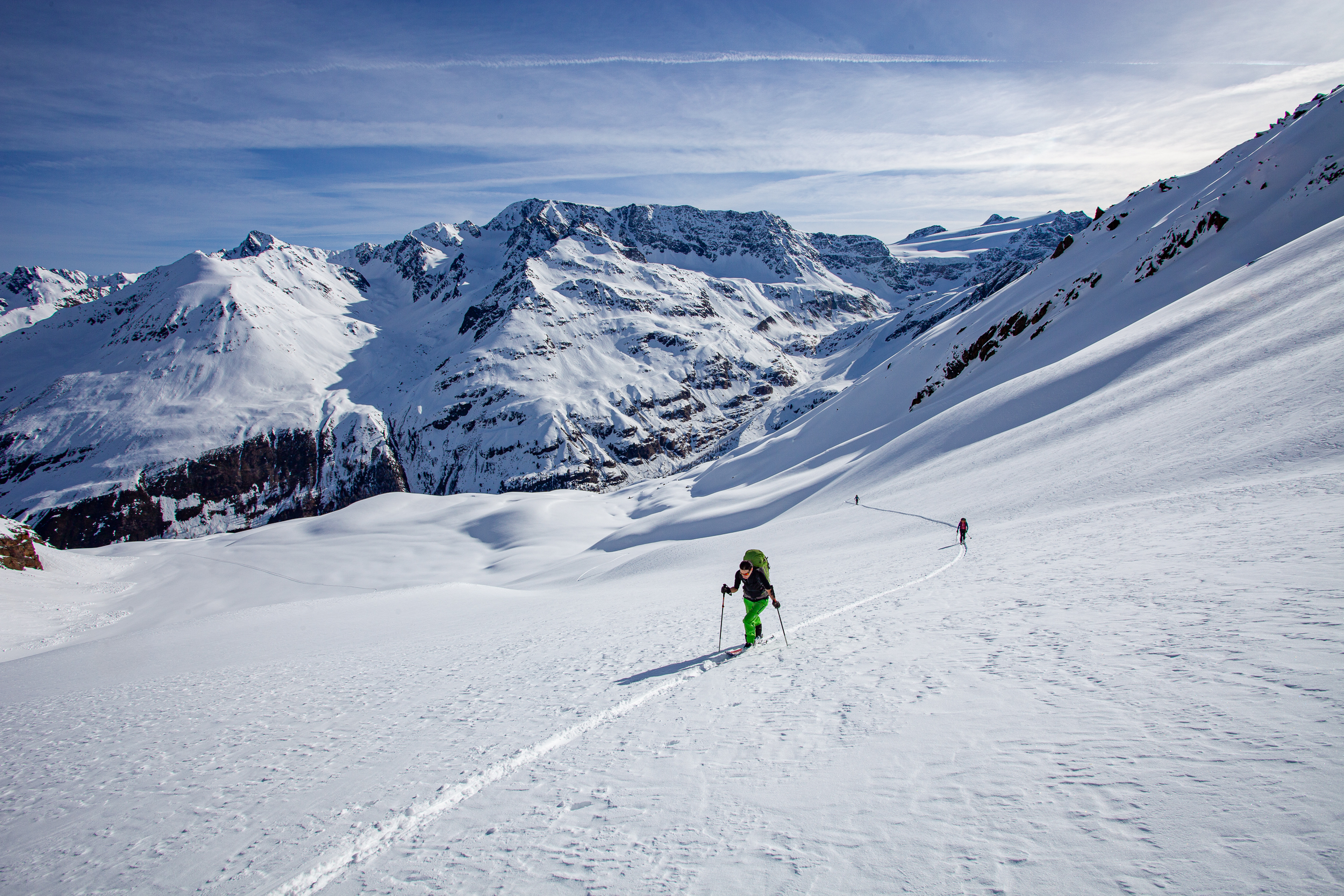 Aufstieg zur Valbenairspitze