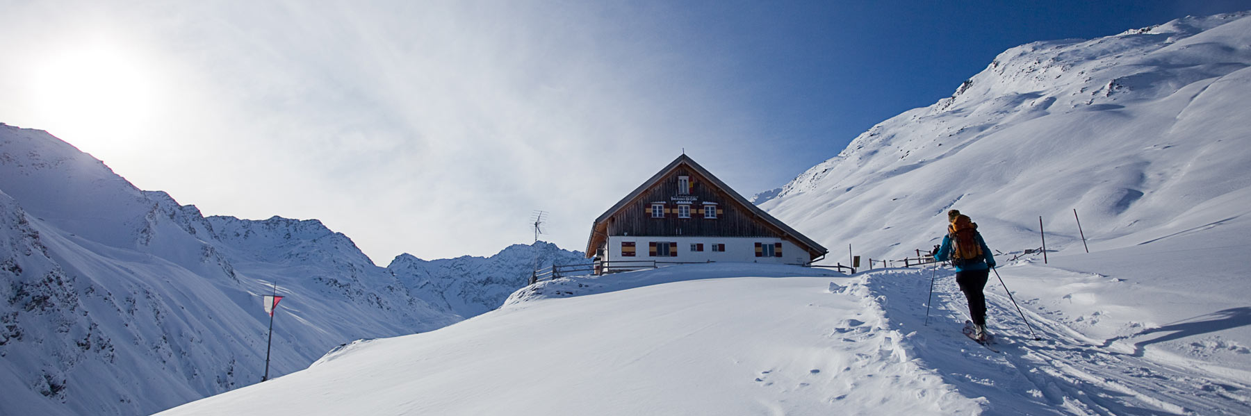 Die letzten Meter zur Potsdamer Hütte