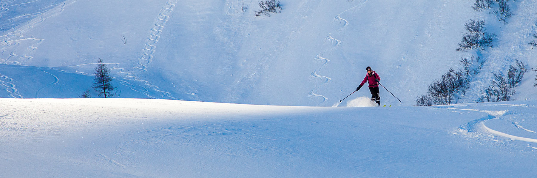 Abfahrt vom Kellerjoch