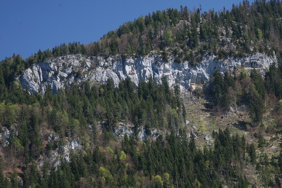 Blick auf die "Fiaggn-Wand" von Achleiten Blick auf die "Fiaggn-Wand" von Achleiten