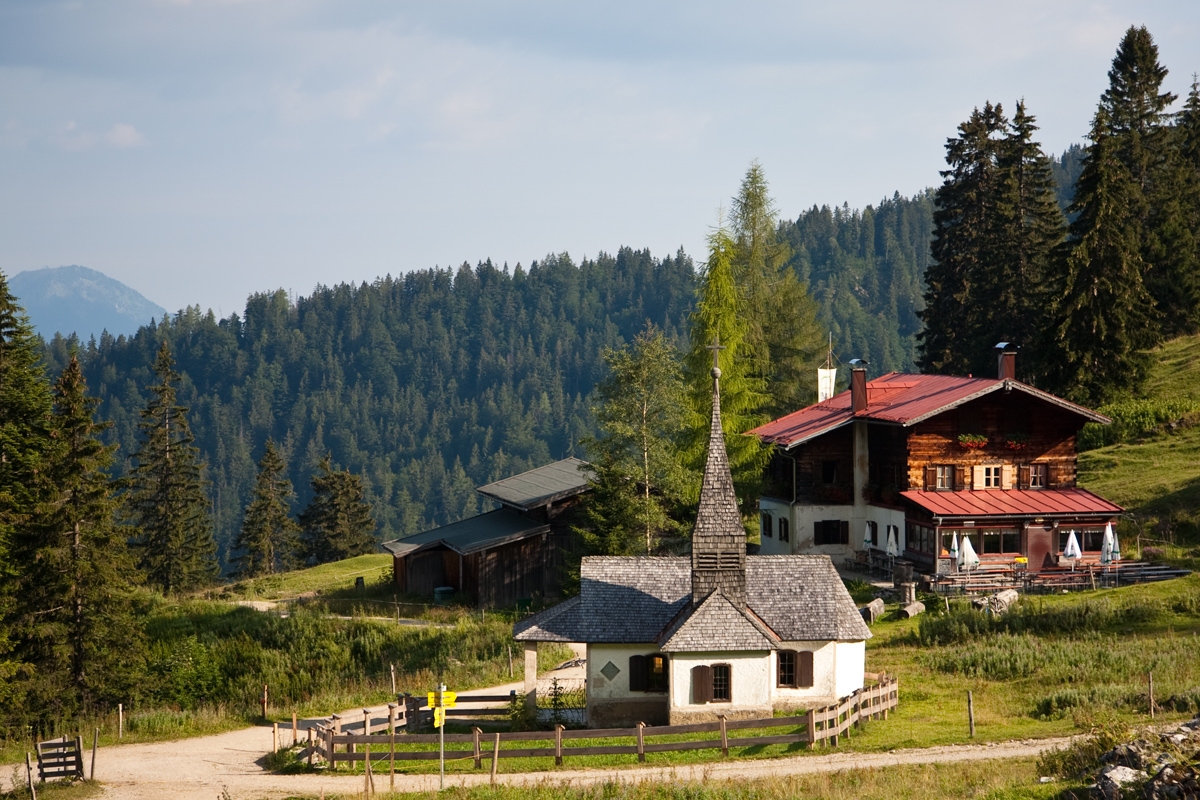 Die Kaindlhütte auf der Steinbergalm im westlichen Wilden Kaiser