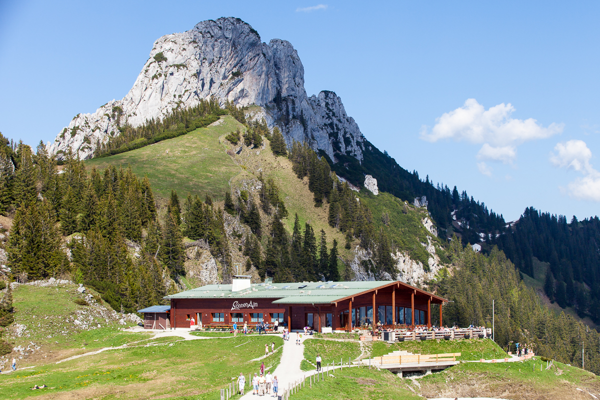 Die Sonnenalm an der Kampenwand